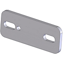 Raccord pour caillebotis d'appui en alu