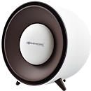 Radiateur soufflant céramique BEE, 400 W, chauffe-mains amovible, protection contre la surchauffe et le basculement, arrêt automatique, 3 pieds, blanc-brun