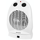 Radiateur soufflant  exquisit HL 32027 we, 1000/2000 W, 2 vitesses, oscillation 90°, poignée de transport, L 220 x P 180 x H 295 mm, blanc