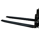 Rallonge de fourche, L 1800 x l. 80 x 40 mm, noir