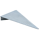 Rampe de chargement type AE 124, forme triangulaire, galvanisé, L 1120 x l. 1120 x H 123 mm