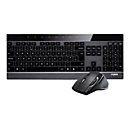 Rapoo 8900P - Tastatur-und-Maus-Set - kabellos - 5 GHz - Schwarz