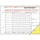 Rapport/Wochenbericht Sigel SD029, selbstdurchschreibend, DIN A5 quer, 2 x 40 Blatt