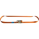 Ratchet lashing strap, 50 mm, one-piece, 8 m