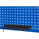 Rau stekkerdoos voor in hoogte verstelbare werkpleksystemen Series E, 5x contactdoos, verlichte aan/uit-schakelaar, 2m kabel