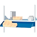 Rau Tablette métallique pour systèmes de postes de travail réglables en hauteur série E, inclinaison réglable, L 1200 x P 300 x H 160 mm, jusqu'à 30 kg, 1 pièce