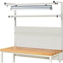 Rau werkbanksysteem bovenbouw complete set 04, voor systeembreedte 1500 mm, belastbaar tot 100 kg, lichtgrijs