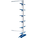 Rayonnage à cantilever-module d’extension KRM, utilisable des deux côtés, hauteur de 2000 mm, longueur de cantilever 400 mm