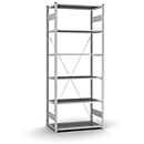 Rayonnage à emboîter Orion Plus - module de base - l. 1000 x P 500 x H 2500 mm - 6 étagères - capacité de charge par étagère 125 kg - galvanisé
