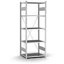 Rayonnage à emboîter Orion Plus - module de base - l. 750 x P 500 x H 2000 mm - 5 étagères - capacité de charge par étagère 125 kg - galvanisé