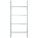 Rayonnage à étagères FBR 2200, rayonnage de base, 4 étagères, 1055 x 300 mm