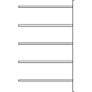 Rayonnage à étagères R3000 SSI Schäfer, Rayonnage d’extension, 5 tablettes galvanisées, profondeur 500 mm, cap. du compartiment 250 kg, l. 1345/1315 x H 1960 mm