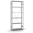 Rayonnage basique sans boulon Orion Plus, L 1000 x P 300 x H 2500 mm