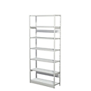 Rayonnage complet 500 T PROGRESS, module de base, sans panneau arrière, H 2250 x l. 960 x P 300 mm