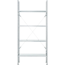 Rayonnage de base, 4 étagères, H 2278 x l. 1055 x P 300 mm, galvanisé