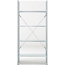 rayonnage de base, 4 étagères, H 2278 x l. 1055 x P 500 mm, galvanisé
