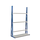 Rayonnage de stockage à profilés, unilatéral, module de base, H 2500 x L 1800 x P 340 mm