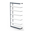 Rayonnage en acier PROGRESS 2000, module, sans panneau arrière, H 2600 x l. 1000 x P 300 mm, cadre argent