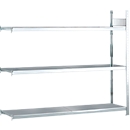 Rayonnage grande capacité WS2000 - H2000 x L1500 x P800 mm, 3 niveaux, acier