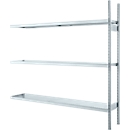 Rayonnage longue portée WR 3000, module d'extension, profondeur 400 mm, hauteur 2278 mm, largeur de module 1994 mm