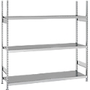 Rayonnage longue portée WR 3000, module de base, profondeur au choix 400 mm, hauteur 2278 mm, largeur de module 1994 mm