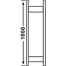 Rayonnage modulaire R3000, cadre, H 1960 x 300mm