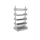 Rayonnage ouvert Variabo, module de base, utilisable des deux côtés, profondeur de compartiment 250 mm, 1000 x 2000 mm