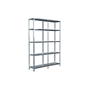 Rayonnage sans boulon, H 2000 x L 1400 x P 350 mm, galvanisé