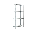 Rayonnage sans vis dans un système modulaire, rayonnage de base, 800 x 350 x 1800 mm, blanc