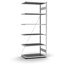 Rayonnage supplémentaire sans boulon Orion Plus, L 1000 x P 600 x H 2500 mm