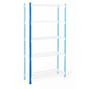 Rayonnage universel à emboîter, supports, avec pieds en plastique, H 1750 mm, bleu ciel