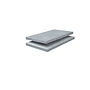 Rayonnages supplémentaires, pour rayonnages à emboîter, l. 600 x P 350 mm, galvanisé