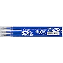Recharges PILOT, pour roller FRIXION, épaisseur de trait 0,4 mm, effaçable, 3 pièces, bleu