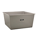 Rechthoekige container Standaard, GFK, 3300 l, grijs