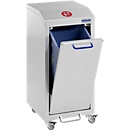 Recyclable waste collector G-collect X 2001, L 370 x W 490 x H 800 mm, 1 compartment