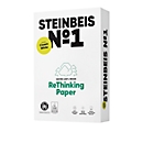 Recyclingpapier Steinbeis №1, DIN A4, 80 g/m², presseweiß, 1 Karton = 5 x 500 Blatt