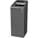 Recyclingstation Rubbermaid Configure, für Restmüll, 57 l, Magnetverbindung, B 495 x T 367 x H 975 mm, schwarz