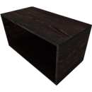 Regal QUANDOS BOX, 1 Ordnerhöhe, B 800 x T 420 x H 374 mm, Mooreiche