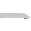 Rehausse pour toit incliné C+P, pour largeur de casier 1200 mm, gris clair