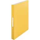 Reliure à anneaux Leitz® Cosy, format A4, mécanisme à 2 anneaux pour jusqu'à 190 feuilles, avec étiquette au dos, polypropylène, jaune
