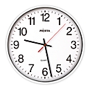 Reloj de pared de cuarzo, ø 220 mm, blanco
