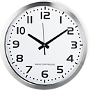 Reloj de pared de cuarzo, Ø 400 mm, blanco 