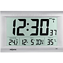 Reloj de pared digital radiocontrolado DCF 77 con pantalla LC