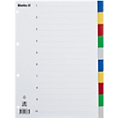 Répertoire Biella, pour DIN A4, 10 pièces, vierge, avec feuille d'index, L 320 x l 250 x H 1,8 mm, polypropylène, couleur