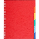 Répertoire en carton Biella Top Color, pour DIN A4, 6 pcs., L 297 x l 220 x H 2 mm, carton recyclé, couleurs assorties