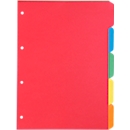 Répertoire en carton Schäfer Shop Select, paquet de 5, perforation 4 trous, 160 g/m² carton recyclé, 5 pièces