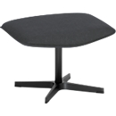 Repose-jambes Otuli de Nowy Styl, pour fauteuil pivotant Otuli, jusqu'à 110 kg, revêtement en polyester/aluminium, gris foncé/noir
