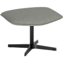 Repose-jambes Otuli de Nowy Styl, pour fauteuil pivotant Otuli, jusqu'à 110 kg, revêtement en polyester/aluminium, vert sauge/noir