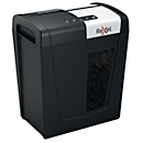Rexel Aktenvernichter Secure MC6 Whisper-Shred™, Mikropartikelschnitt 2 x 15 mm, P-5, 18 l, 6 Blatt Schnittleistung, schwarz
