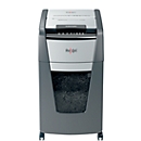 Rexel Optimum AutoFeed+ 225M papiervernietiger P5, volledig automatisch, micro cut 2 x 15 mm, 60 l, 225 vellen snijcapaciteit, met rollen, zwart
